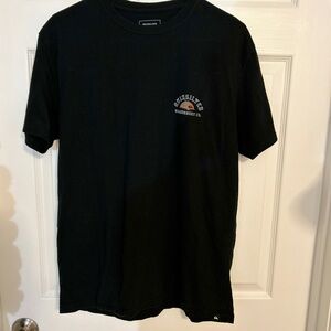 Quiksilver Men's Black Short Sleeve Tee Size Large